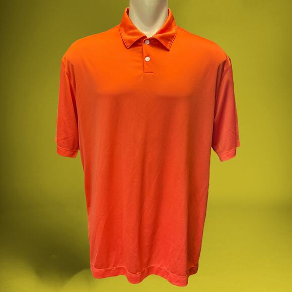 Nike Golf Dri Fit Aerated Polo Shirt Embroider Logo Swoosh Athletic Performance - Picture 1 of 7